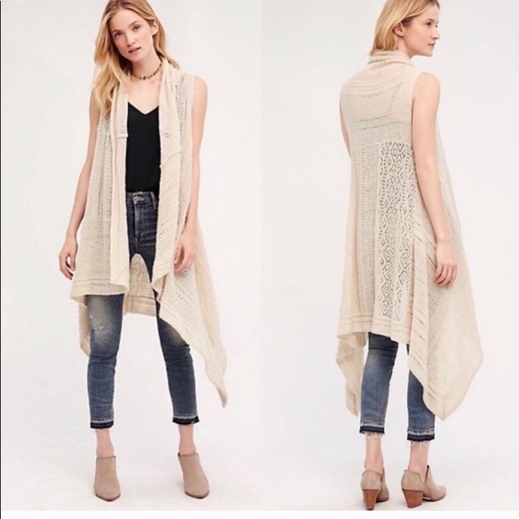 Anthropologie Lua Pointelle Vest - Picture 1 of 6